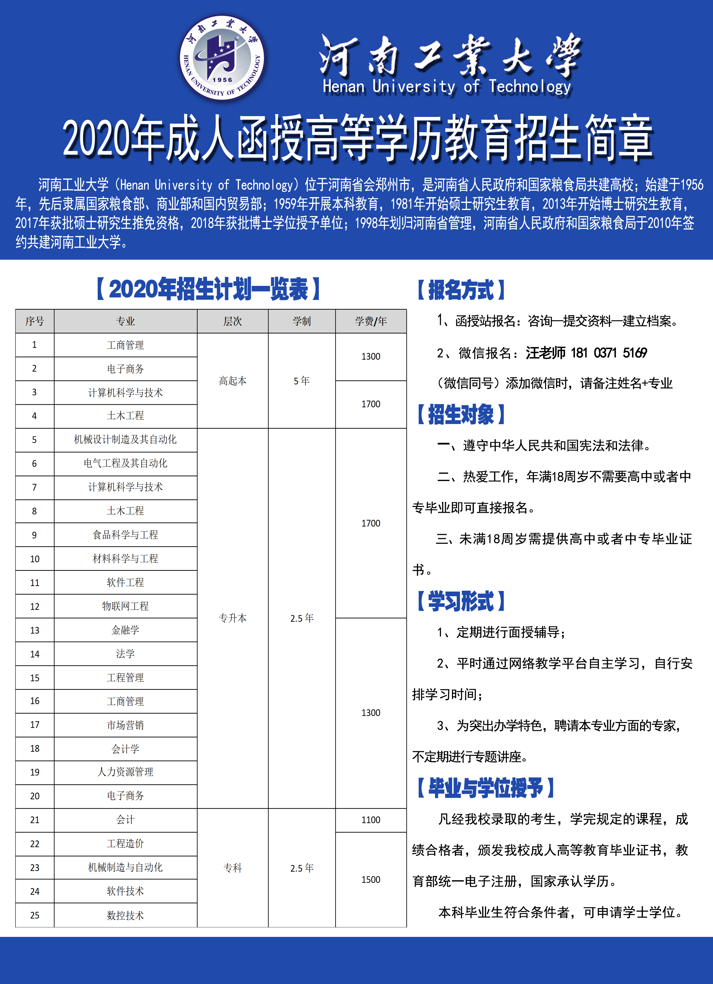 成人大學官網報名(全日制自考助學班)