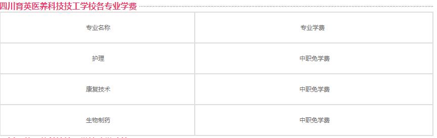 關(guān)于四川護(hù)理學(xué)校學(xué)費(fèi)多少的信息